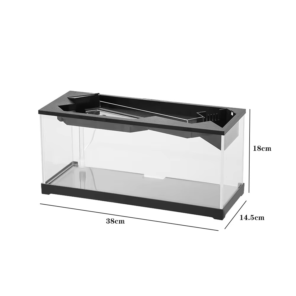 Acrylic Fish Tank with Built-in Light & Pump