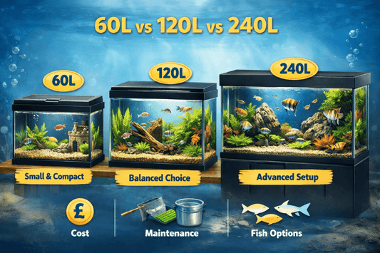 60L vs 120L vs 240L Aquarium: Which Size Is Best in the UK?