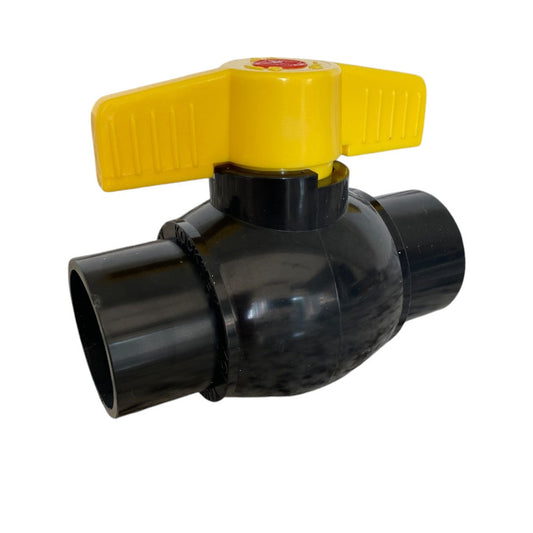 Kockney Koi Solvent Weld Ball Valve, 43mm ID / 50mm OD (1.5" UK Pipe)