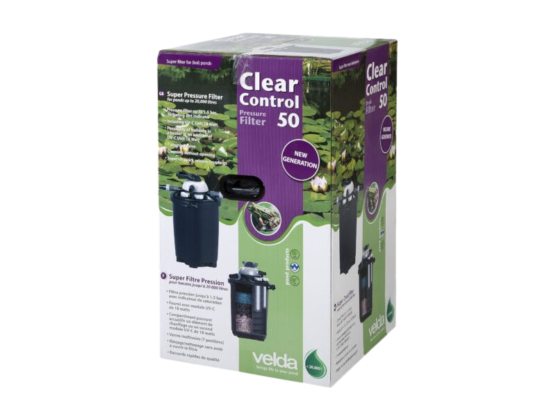 Velda Clear Control Pressure Filter with UV-C