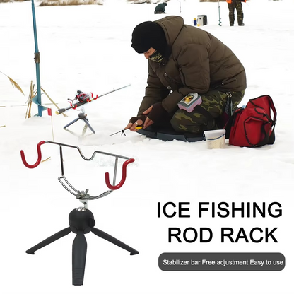 Portable Ice Fishing Rod Holder