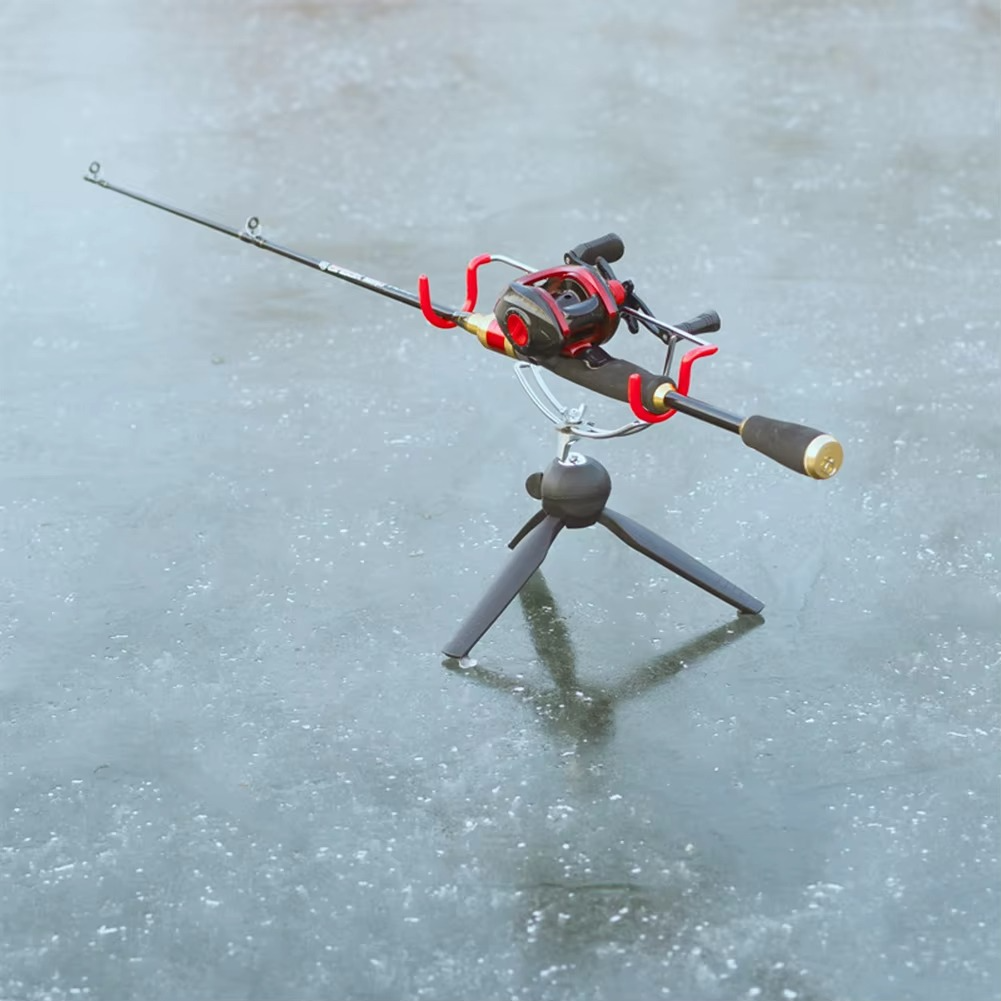 Portable Ice Fishing Rod Holder