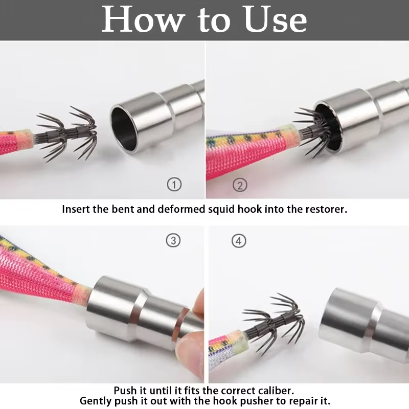 Stainless Steel Squid & Octopus Hook Corrector