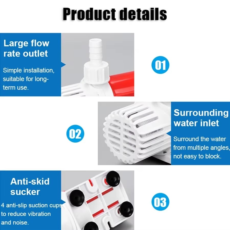 10W 1000L/H DC Aquarium Water Pump Fountain