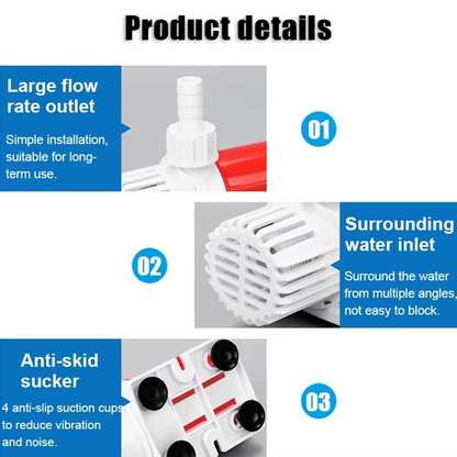 10W 1000L/H DC Aquarium Water Pump Fountain