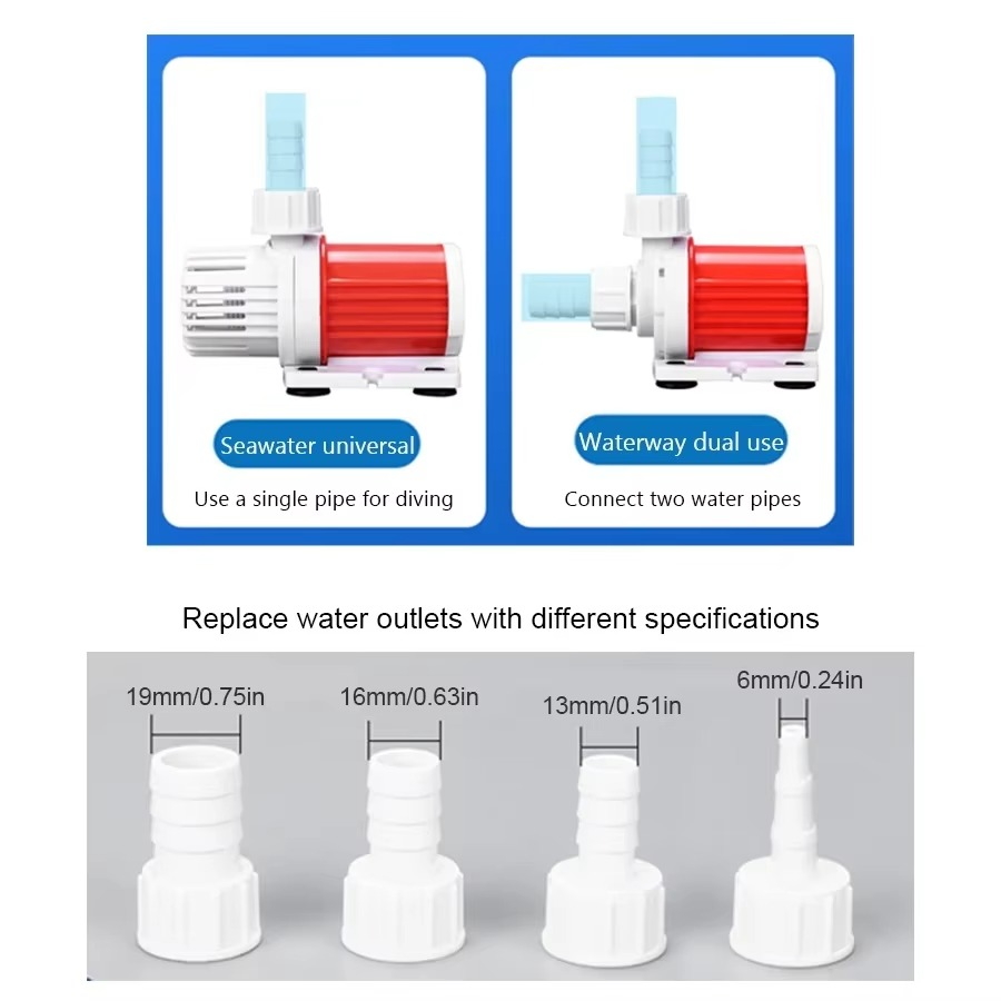 10W 1000L/H DC Aquarium Water Pump Fountain