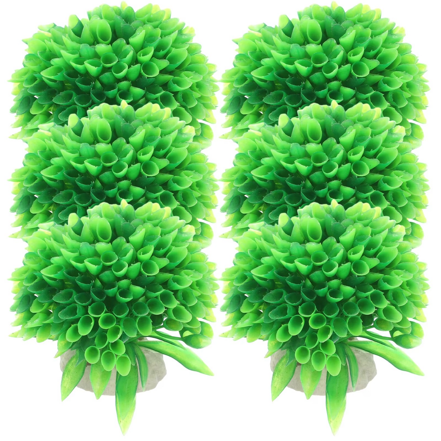 6Pcs Artificial Aquatic Plants for Fish Tank