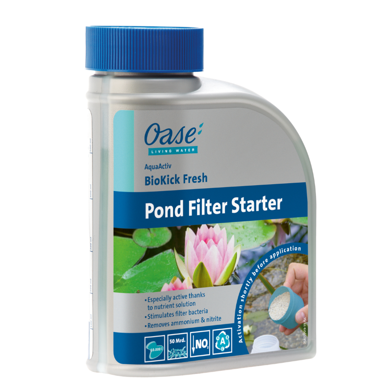 Oase AquaActiv BioKick Fresh Pond Bacteria Starter, 500ml
