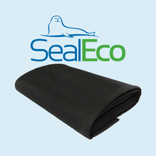 SealEco black butyl rubber pond liner sheet